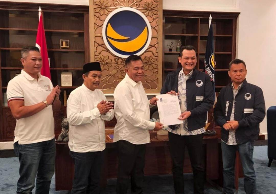 Toha Resmi Kantongi Surat B1-KWK Partai Nasdem dan PKB untuk Pilkada Muba 2024 