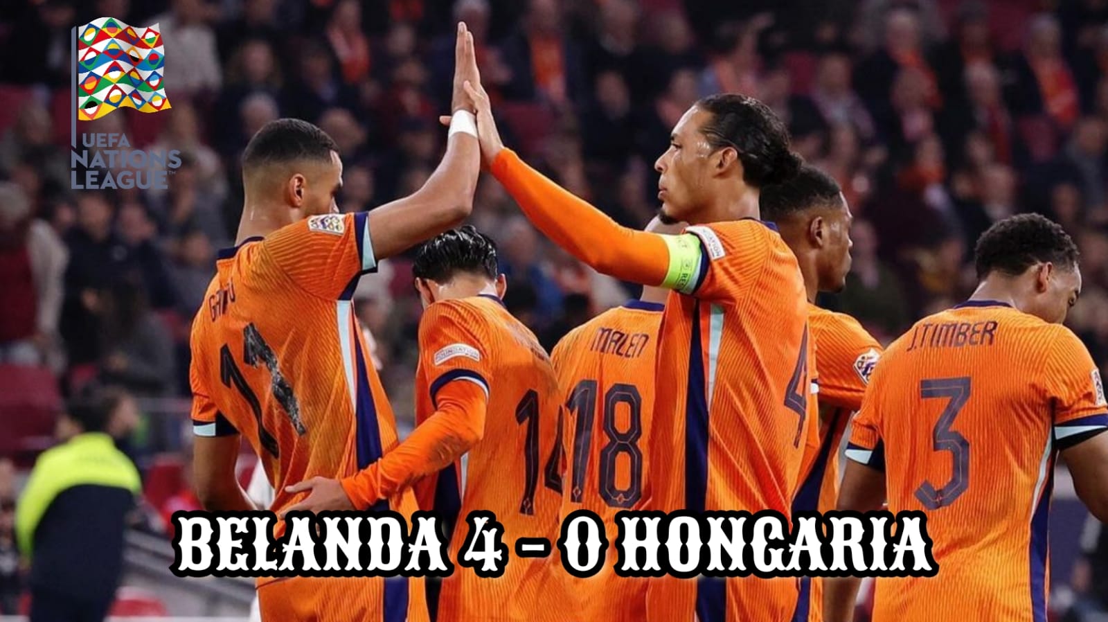 Belanda vs Hongaria: Menang 4-0 Oranje melaju ke perempat final Nations League