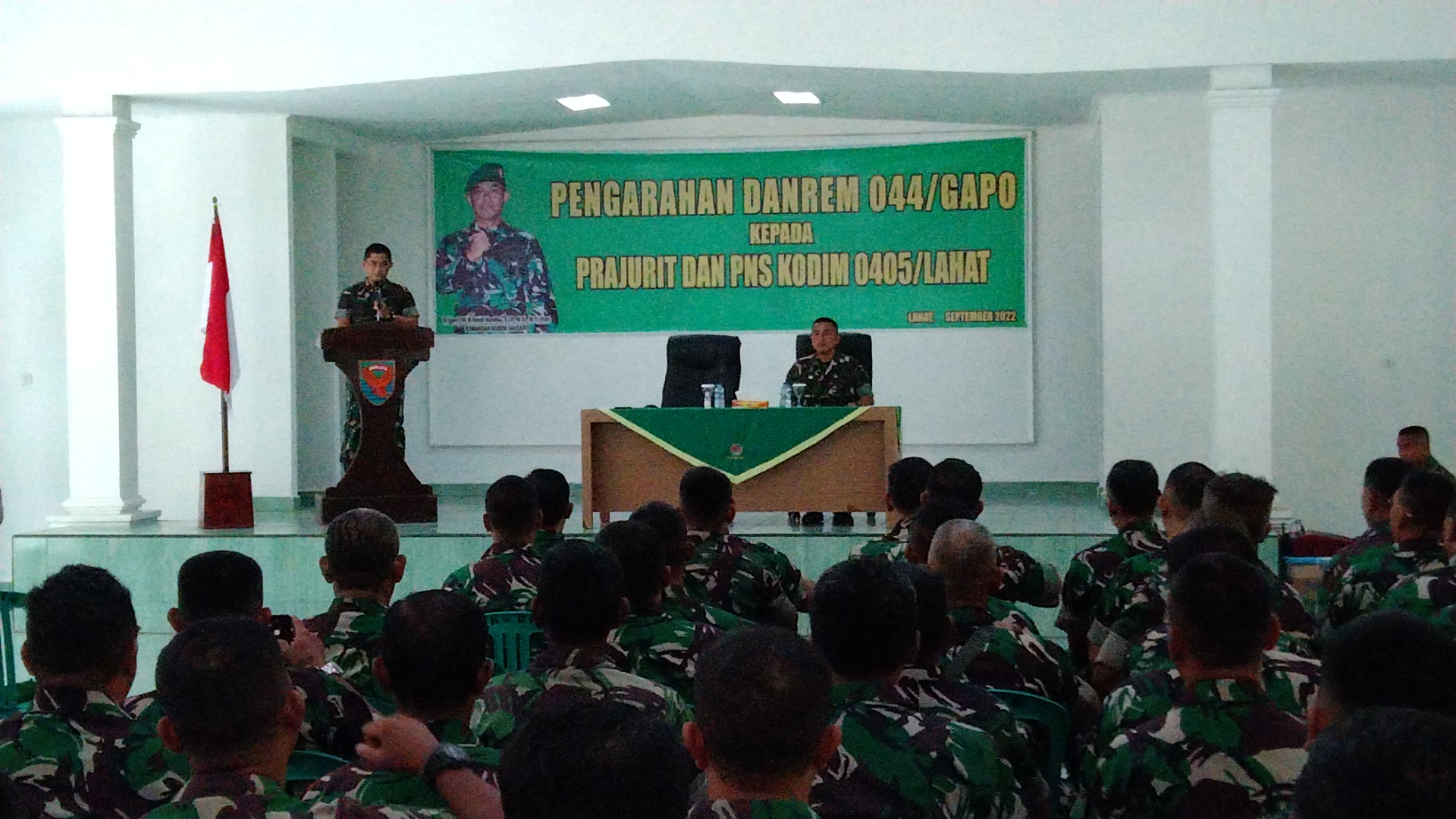 Danrem 044/Gapo :  TNI Solid, Waspadai Pihak-pihak yang Mengadu