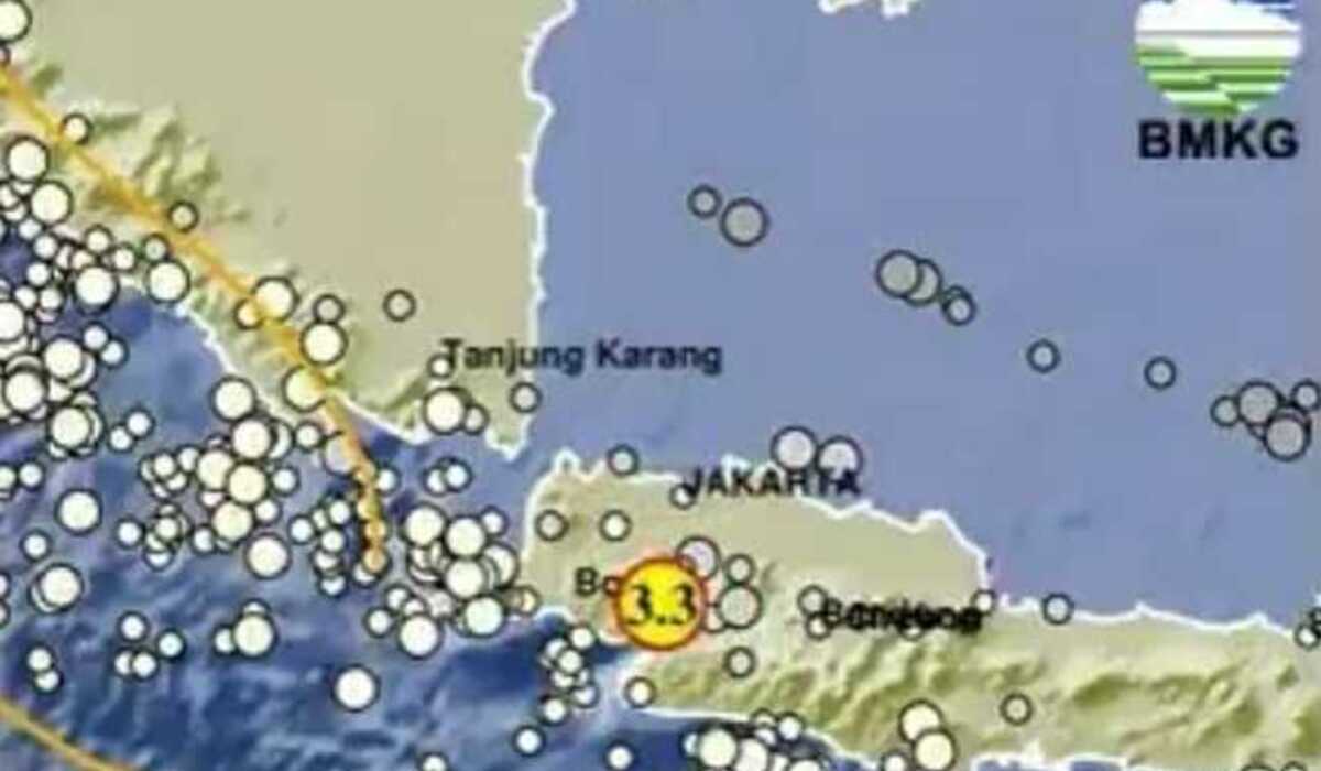 Info Terkini, Gempa Dangkal Terjadi di Sukabumi, Kekuatannya 3.3 Magnitudo