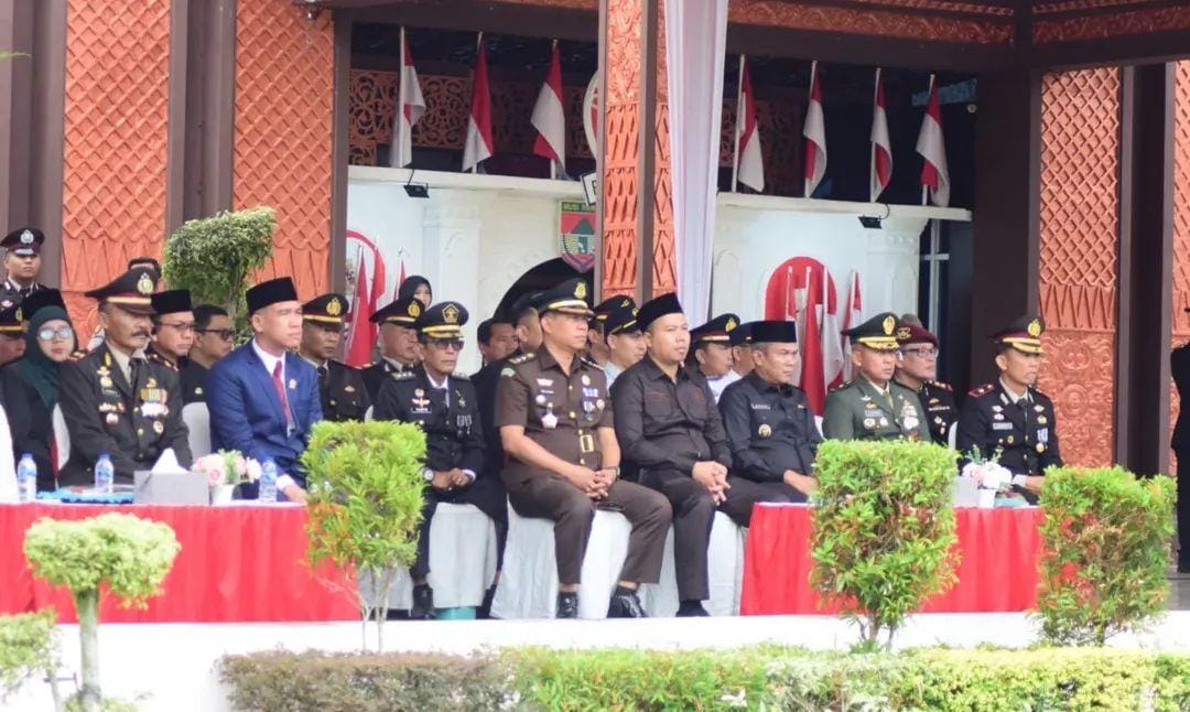 Wabup Musi Rawas Hadiri Upacara Peringatan HUT Bhayangkara Ke- 79