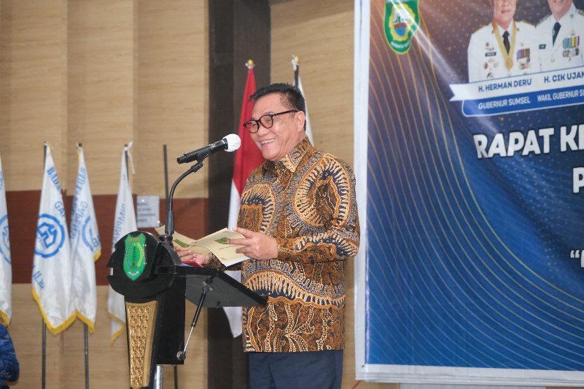 Hadiri Rakerda Gapensi Sumsel, Bupati Muba Pinta Kedepankan Profesionalisme
