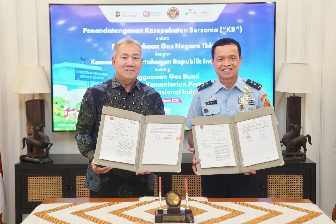 PGN dan Kemenhan-TNI Terus Tingkatkan Efisiensi Lewat Pemanfaatan Gas Bumi