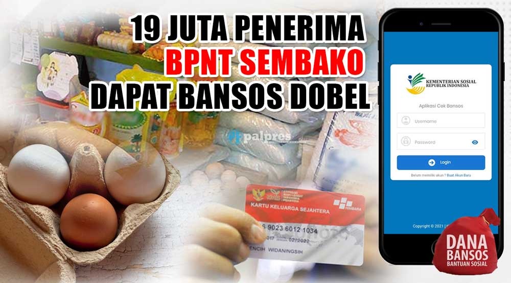 19 Juta Penerima BPNT Sembako Dapat Bansos Dobel Rp3.000.000, Ambil di Kantor Pos Terdekat!   