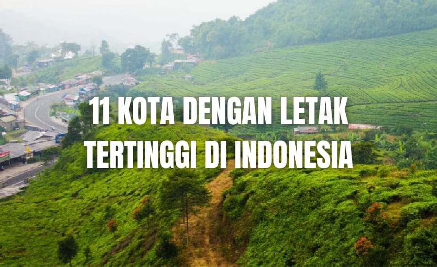No1 Bukan Lembang, Inilah 11 Kota Tertinggi di Indonesia, Suhunya Super Dingin, Kotamu Masuk?