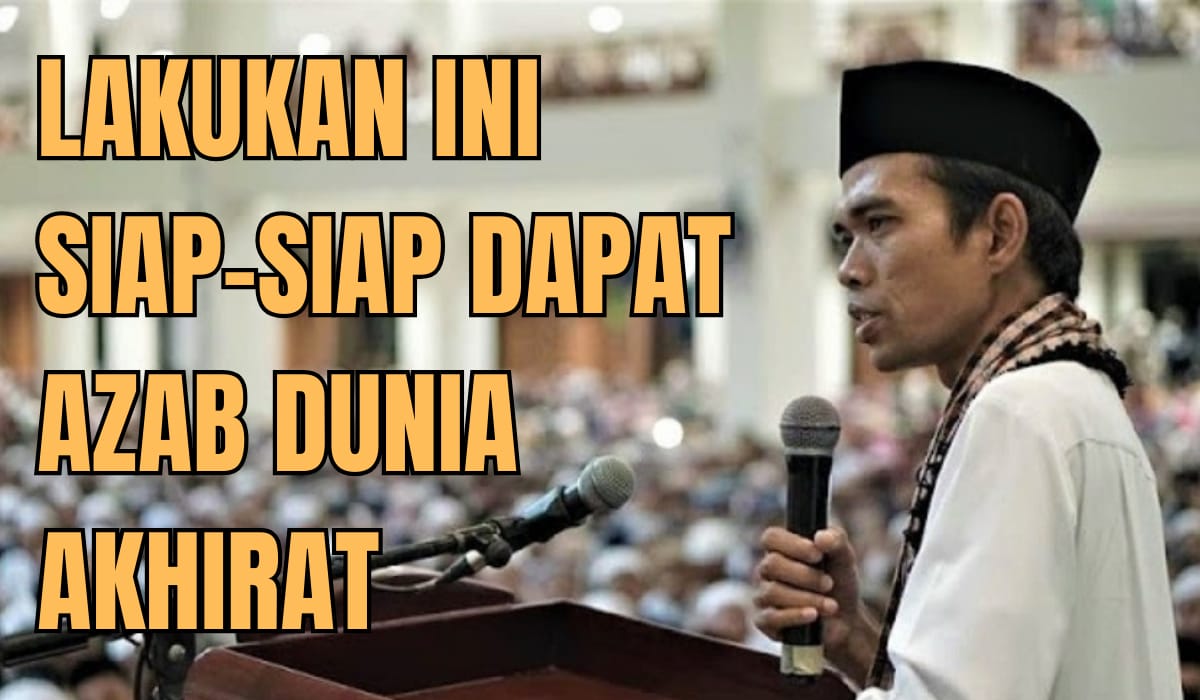 Jangan Lakukan Ini, Jika Tidak Ingin Dapat Azab Dunia Akhirat, Perbuatan Apa Itu? 