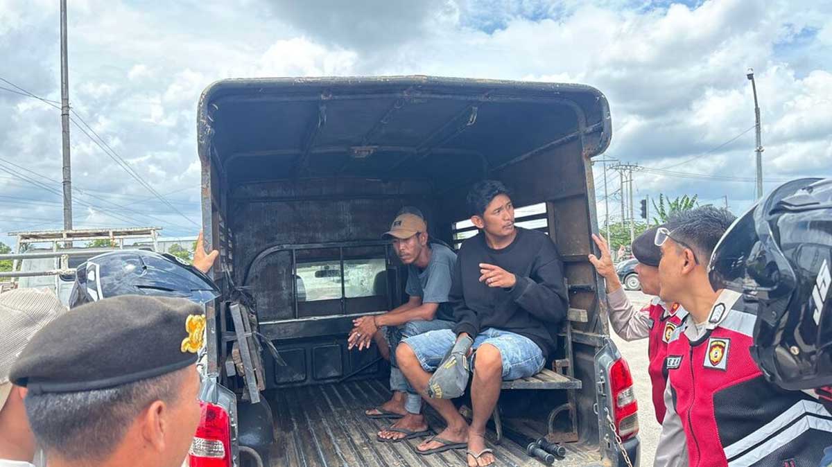 Sikat Premanisme di Pasar 16 Ilir! Polda Sumsel Ringkus Jukir Liar yang Resahkan Warga Palembang
