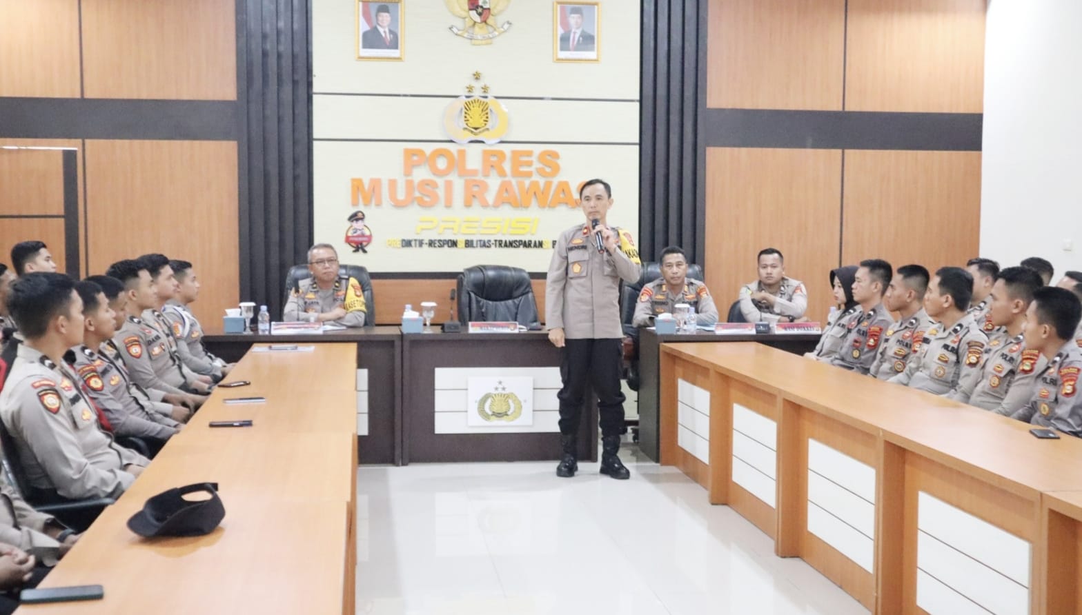 Cegah Terjurumus Perilaku Negatif, Polres Musi Rawas Berikan Pembinaan Bintara Remaja 