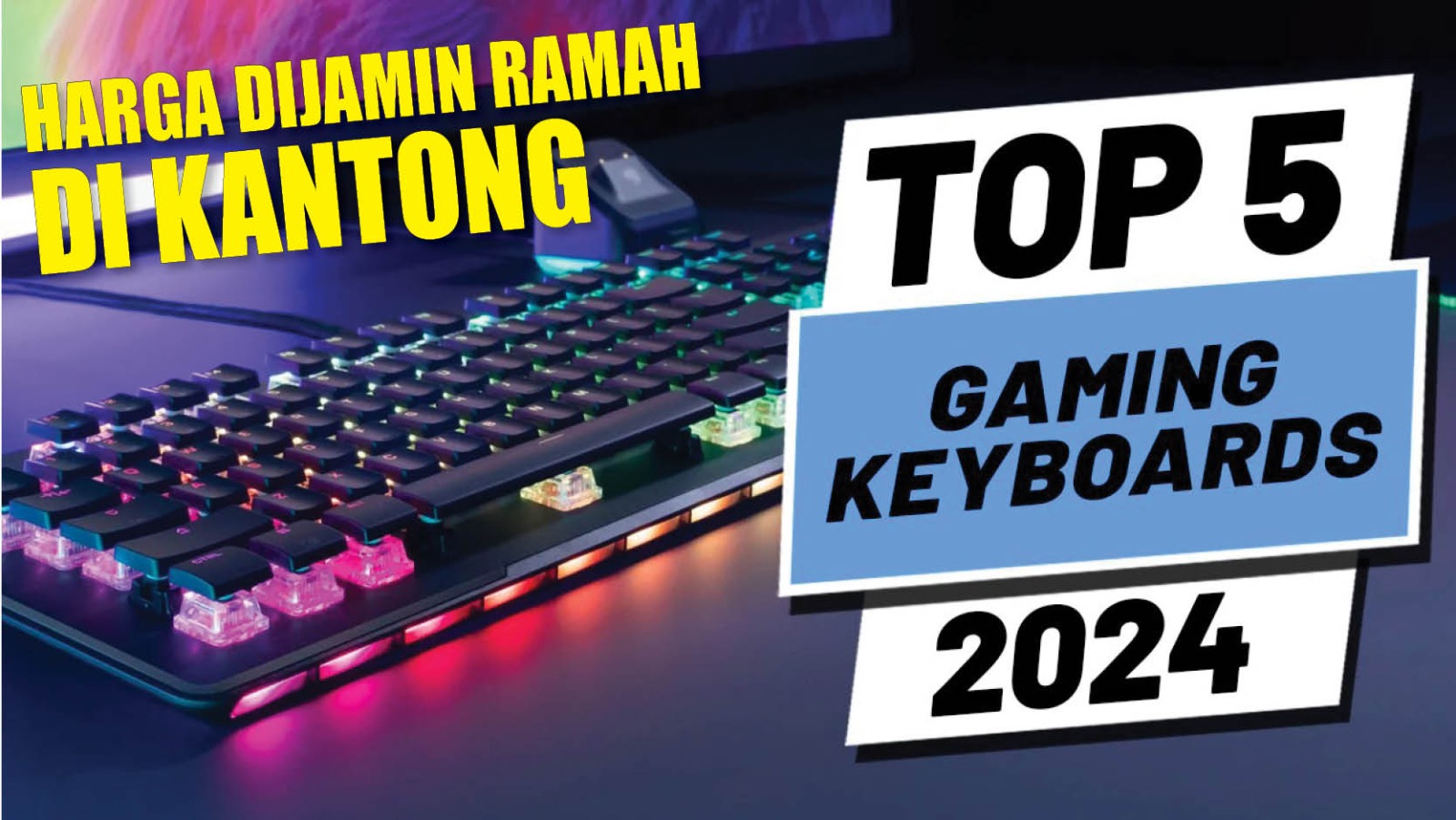 Gamers Sejati Wajib Punya! Ini 6 Rekomendasi Keyboard Gaming Terbaik 2024, Harga Dijamin Ramah di Kantong
