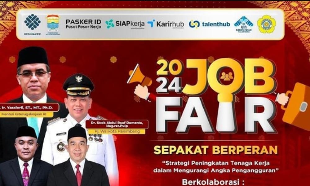 CATAT! Pemkot Palembang Akan Segera Buka Job Fair, Total 40 Perusahaan Terlibat 