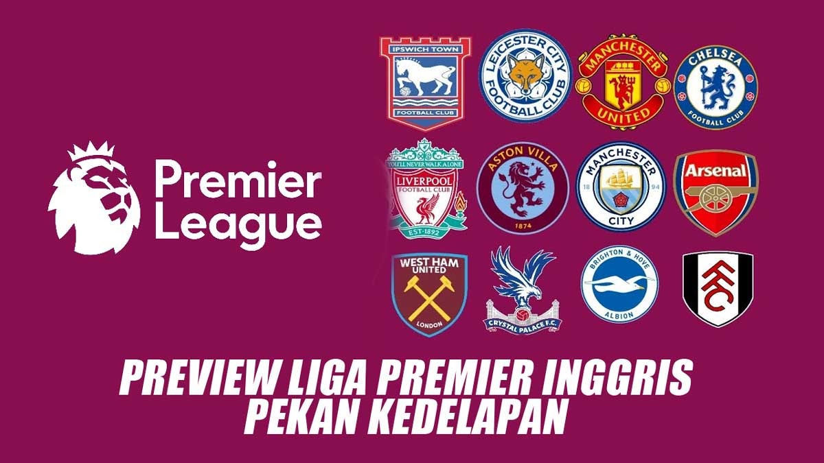 Preview Liga Premier Inggris, Pekan Kedelapan