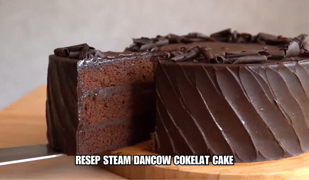 Super Moist Chocolate! Steam Dancow Cokelat Cake, Cokelatnya Nendang Banget