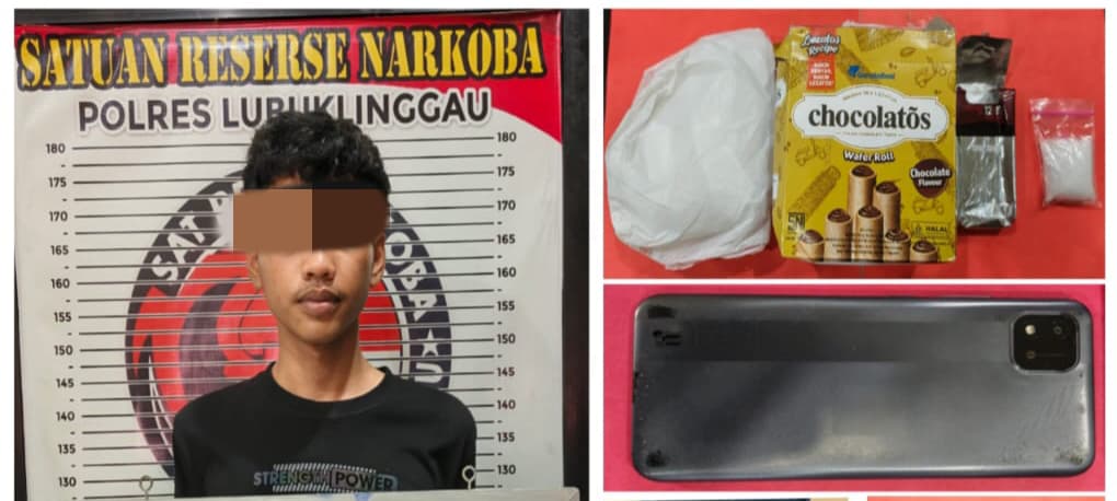 Pemuda di Lubuklinggau Ditangkap Polisi Karena Narkoba