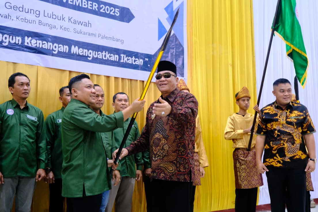 Hadiri Pengukuhan Pengurus IKKA Periode 2025-2030, Bupati Muba Titip Pesan ke Sekda Kota Palembang