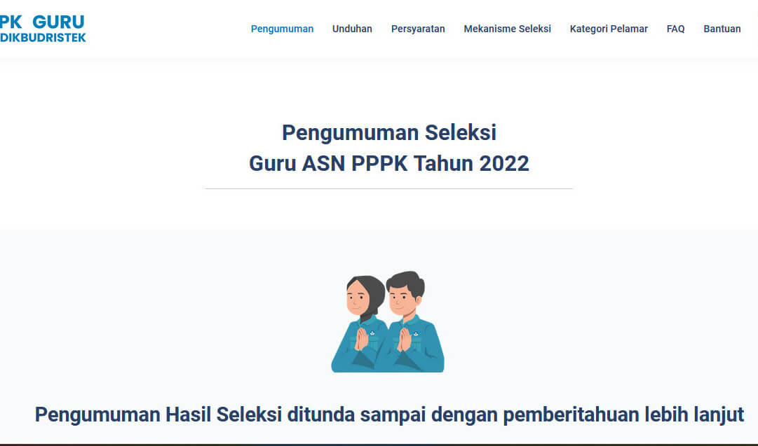 ALAMAK! Pengumuman PPPK Guru Tahun 2022 Ditunda, BKN: Dirjen GTK Berwenang Menjawab