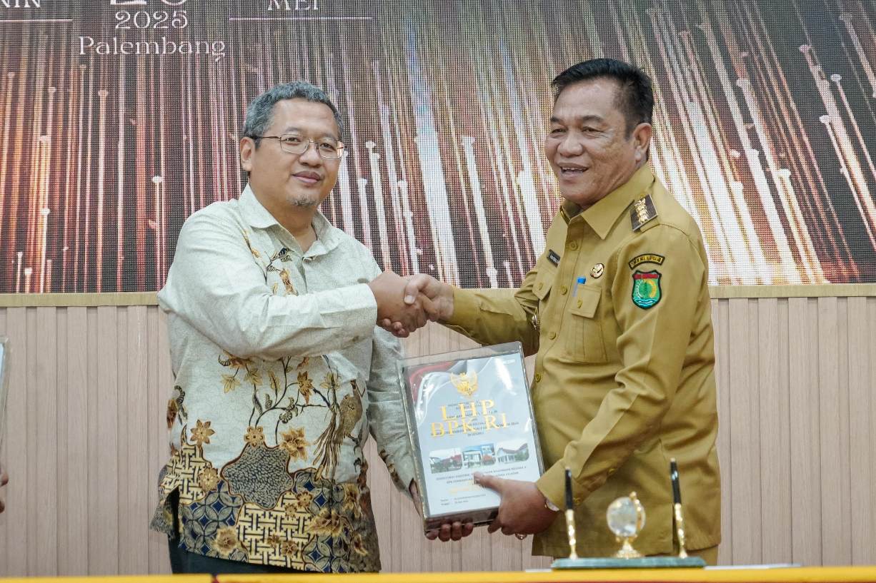 Terima LKPD 2024 dari BPK Sumsel, Bupati Muba Komitmen Raih Predikat WTP Kembali
