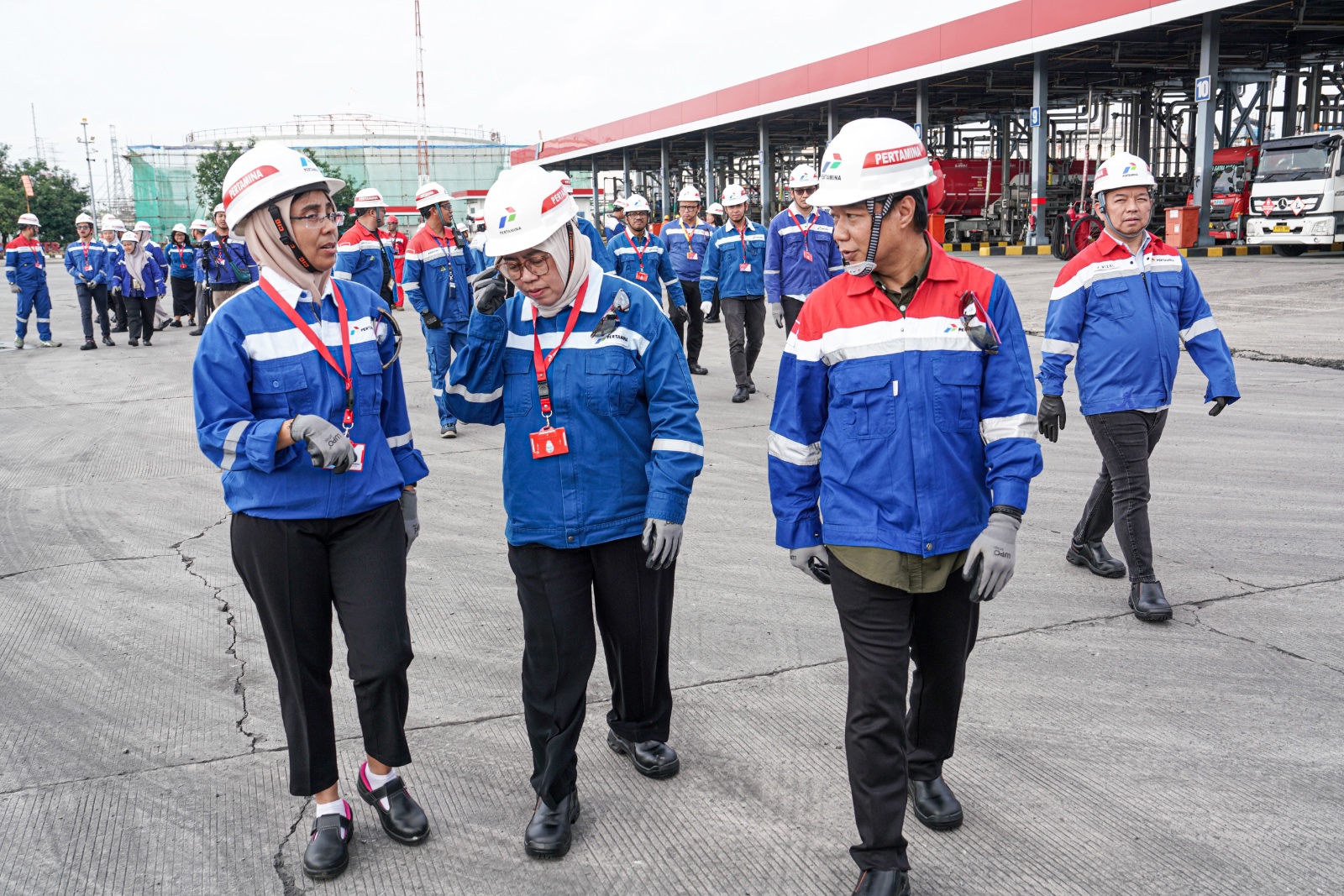Pertamina Patra Niaga Jelaskan Proses Distribusi dan Quality Control BBM di IT Jakarta kepada Pemimpin Redaksi