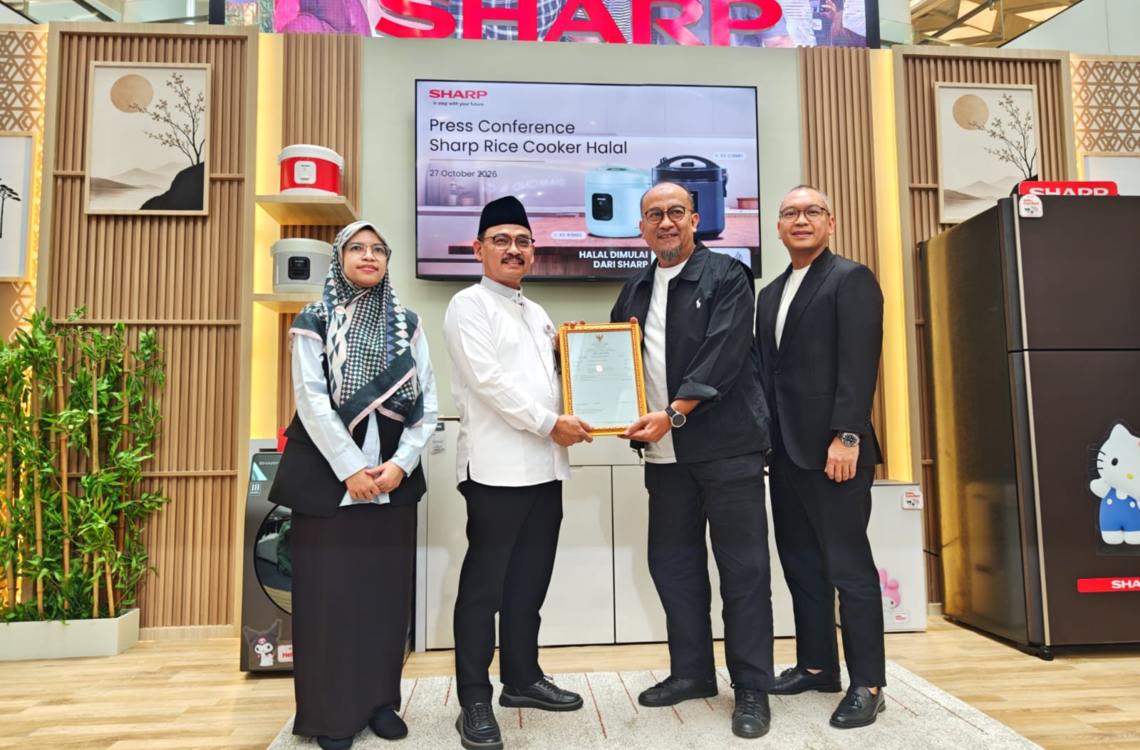 Bikin Dapur Makin Tenang! SHARP Hadirkan Rice Cooker Bersertifikat Halal, Harga Mulai Rp280 Ribuan