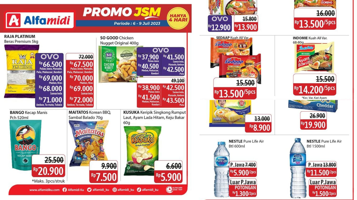 HANYA 4 HARI! Katalog Promo JSM Alfamidi Periode 6-9 Juli 2023, Dapatkan Sembako dengan Harga Hemat