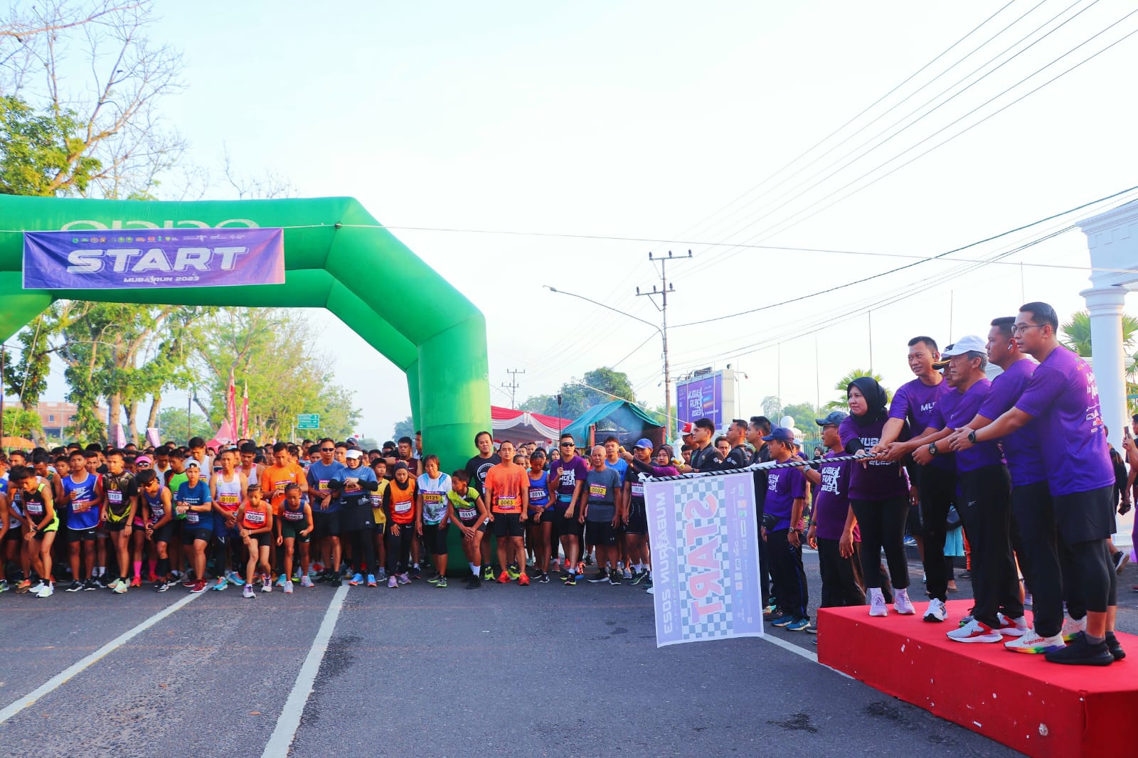 Antusias Masyarakat Ikuti Muba Fun Run, Gratis dan Bertabur Door Prize, Ini Hadiah-Hadiahnya