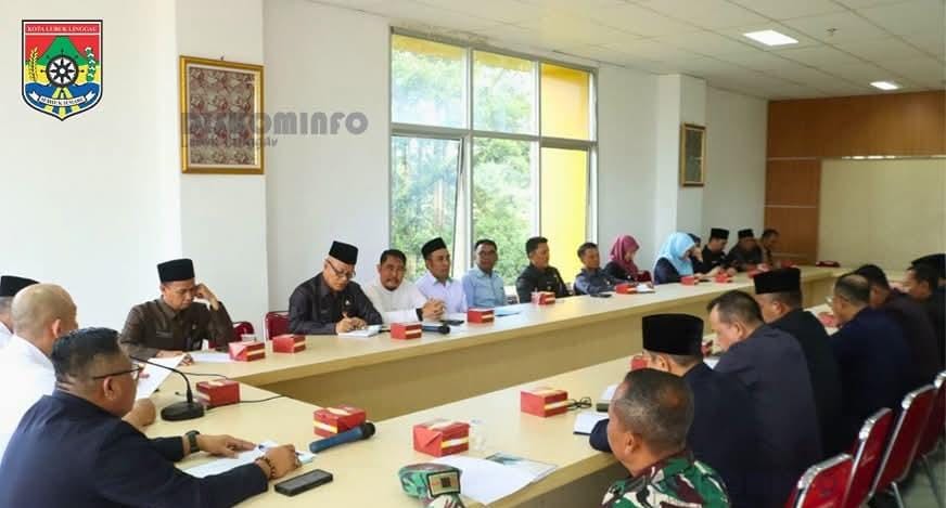 Wali Kota Lubuklinggau H Rachmat Hidayat Pimpin Rapat Persiapan Idul Adha 1446 H