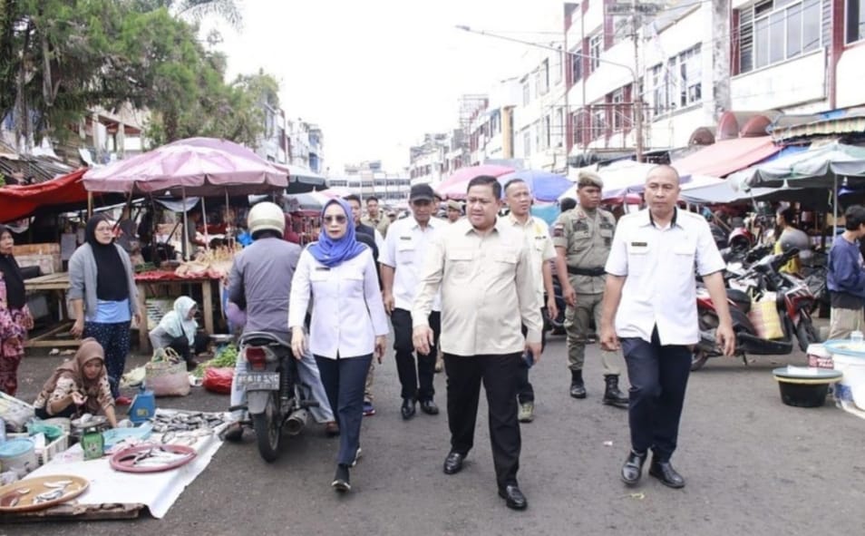 Jelang Nataru, Stok dan Harga Sembako Stabil di Pasar Tradisional Lubuklinggau