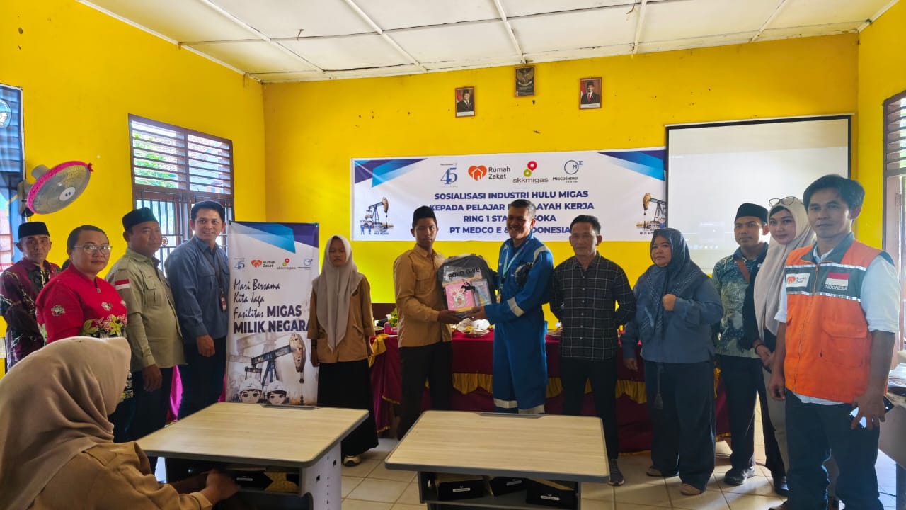 Bersama Medco E&P, Hulu Migas Sambangi SMP Negeri Mulyoharjo di Kabupaten Musi Rawas