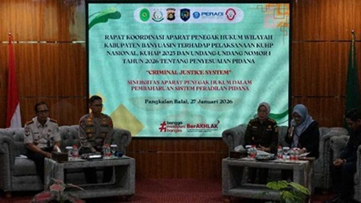 Kajari Banyuasin Hadiri Rakor Strategis: Samakan Persepsi Hadapi Perubahan Hukum Pidana Nasional