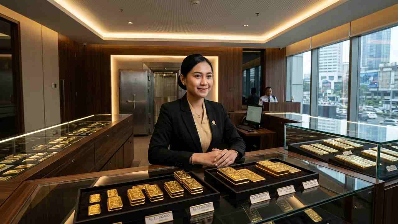 Harga Emas Pegadaian Hari Ini Melemah, Antam 1 Gram Kini Rp2,66 Juta