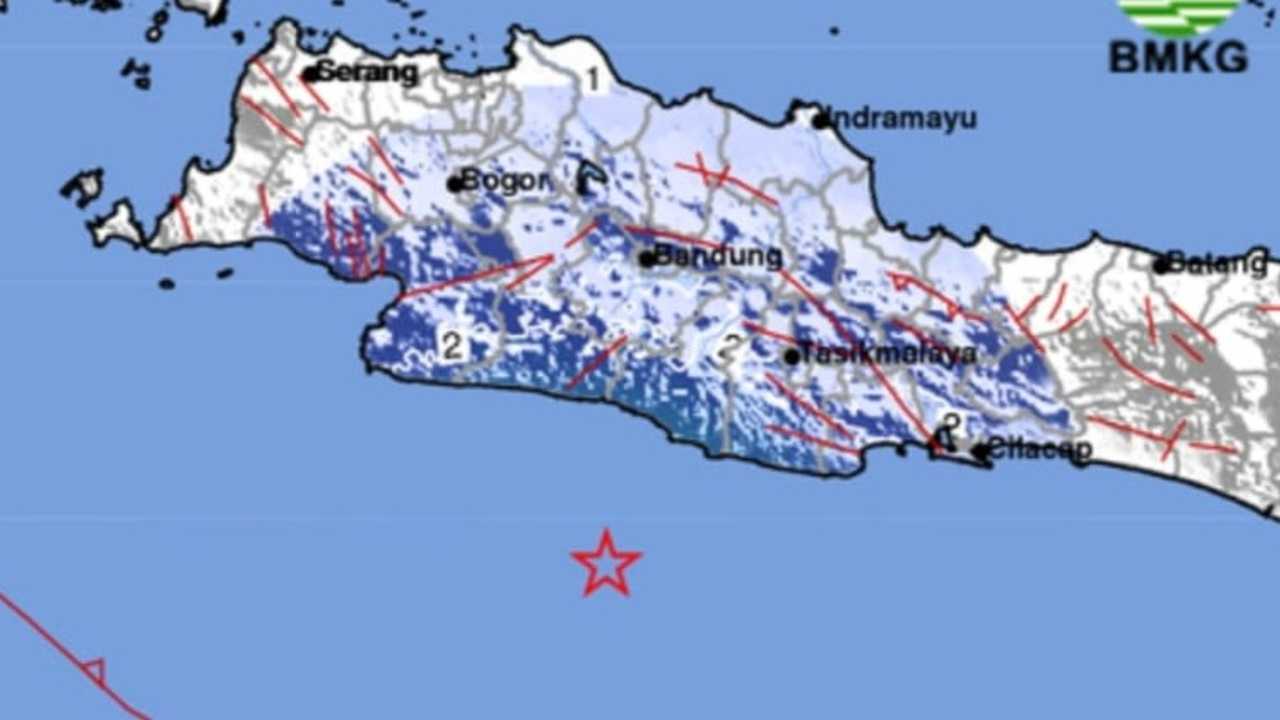 Gempa Magnitudo 4.9 Guncang Garut, di Kedalaman 12 Km, Tak Berpotensi Tsunami