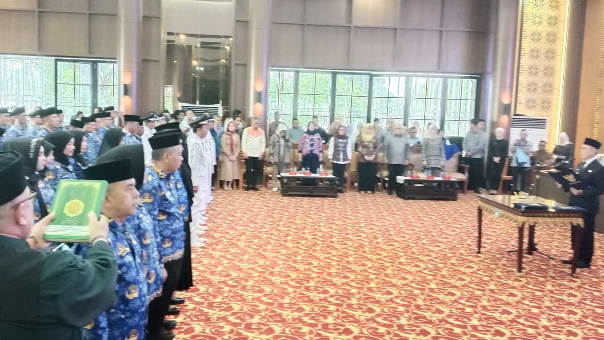 Hapus 'Titipan', Wabup Ogan Ilir Tegaskan Pelantikan 135 Pejabat Berbasis Data Kinerja
