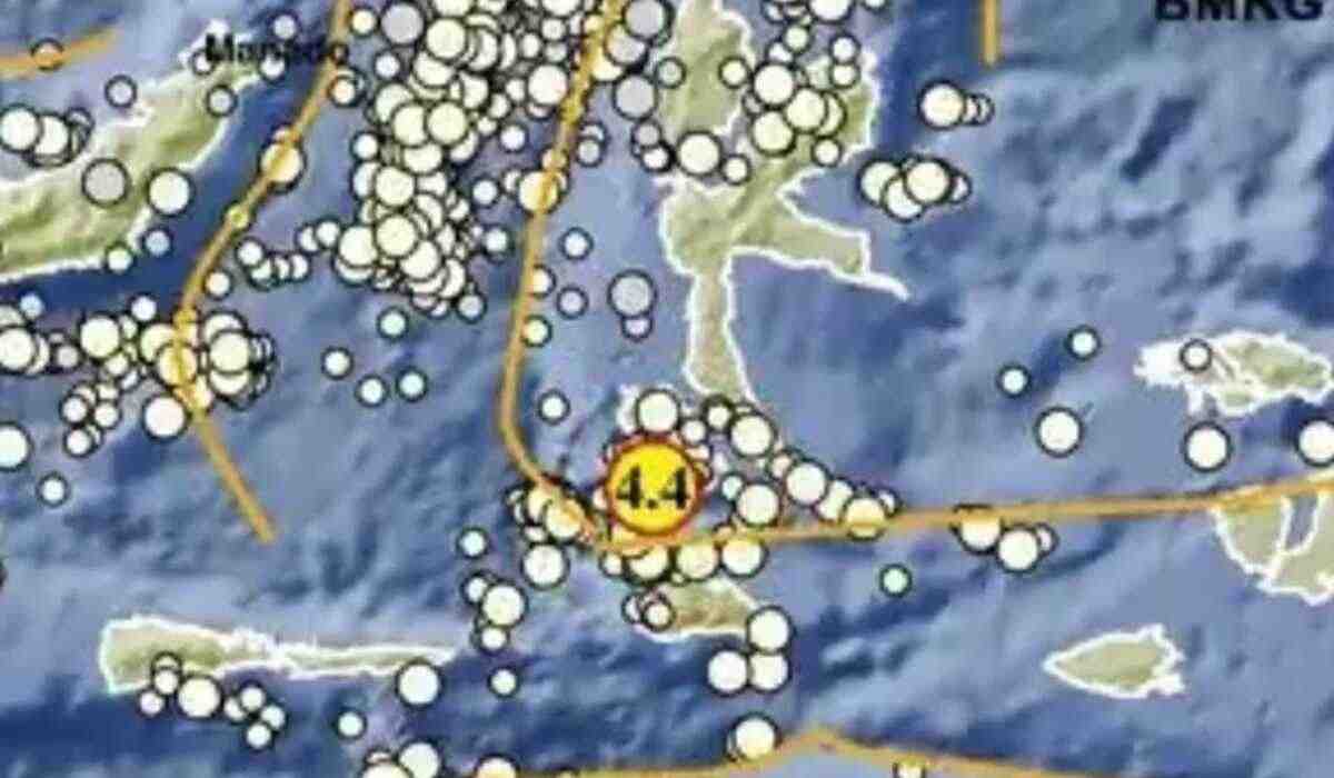 Pagi Ini Gempa 4.4 Magnitudo Guncang Labuha Maluku Utara