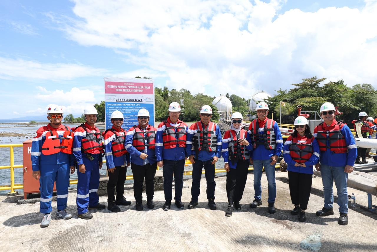 Komisaris Utama Elnusa Tinjau Terminal LPG di Sulawesi Selatan, Ini Pesan yang Disampaikan