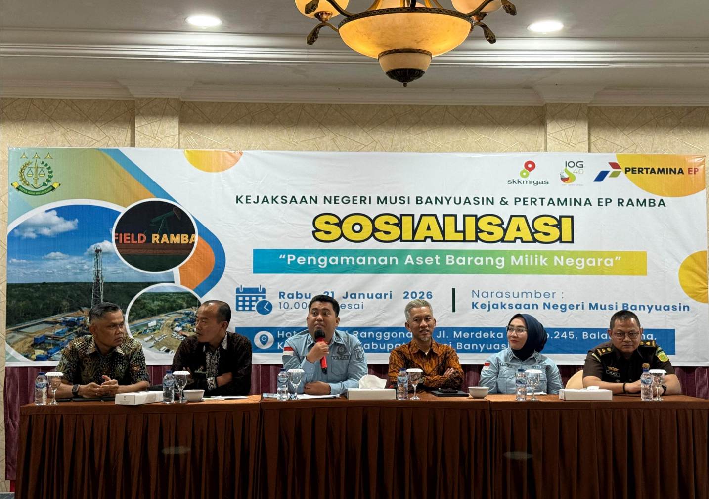 Perkuat Aset Negara, Pertamina EP Ramba Field Jalin Sinergi dengan Kejari Muba