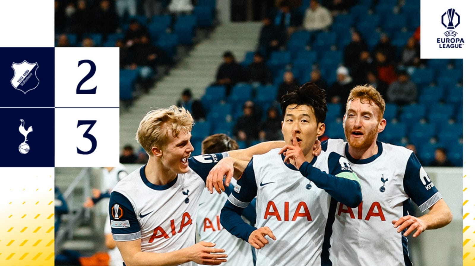 Liga Eropa-Hoffenheim 2-3 Tottenham: Dua Gol Son Membawa Pasukan Postecoglou ke Babak 16 Besar