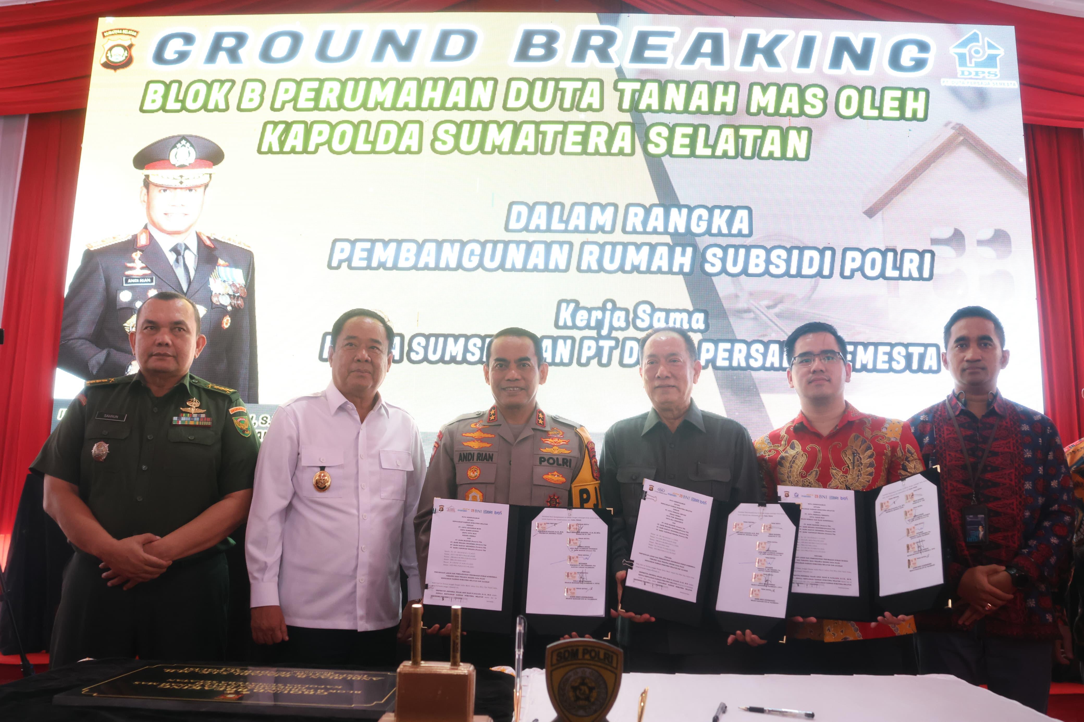 Wagub Cik Ujang Apresiasi Polda Sumsel Bangun 622 Unit Rumah Subsidi untuk Pegawai Polri