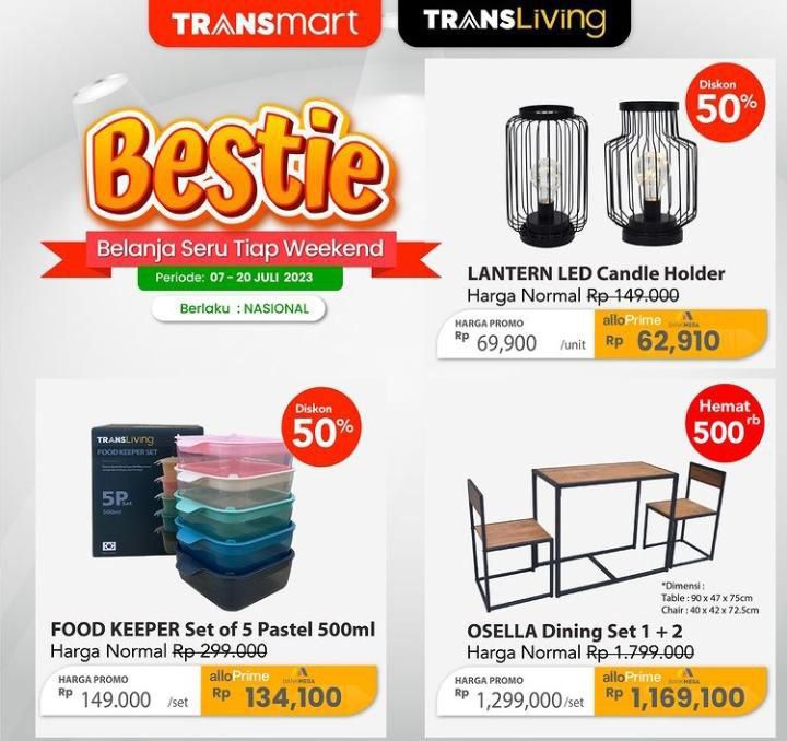 Katalog Promo BESTIE Transmart Hingga 20 Juli 2023, Buah Naga Merah Hanya Rp3.231 Aja Lho