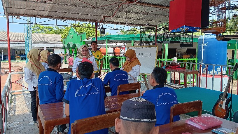 Monitoring Pembelajaran SKB, Tim Disdikbud Muba Kunjungi Lapas Sekayu