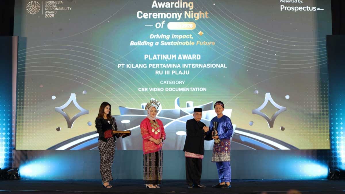 Konservasi Belida Jadi Inspirasi, Kilang Pertamina Plaju Borong Penghargaan ISRA 2025