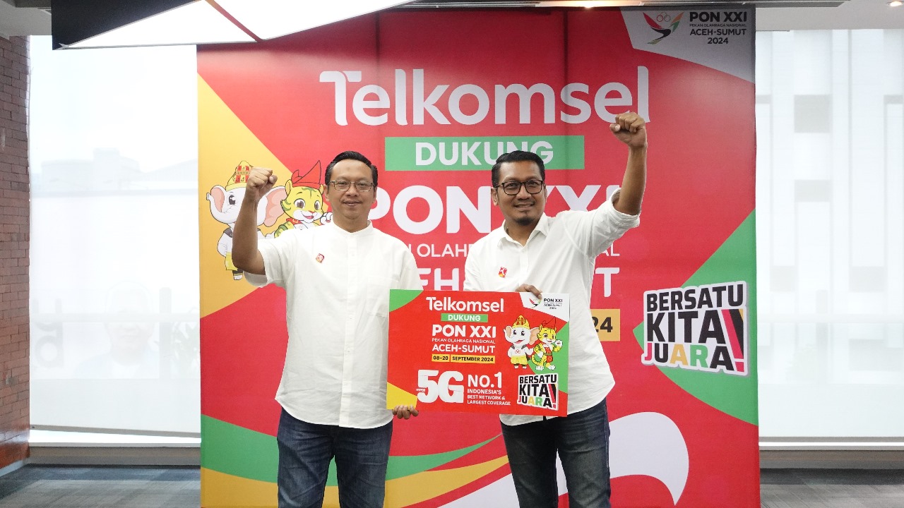 Telkomsel Hadirkan Jaringan 5G hingga Compact Mobile BTS, Sukseskan PON XXI Aceh-Sumut 2024