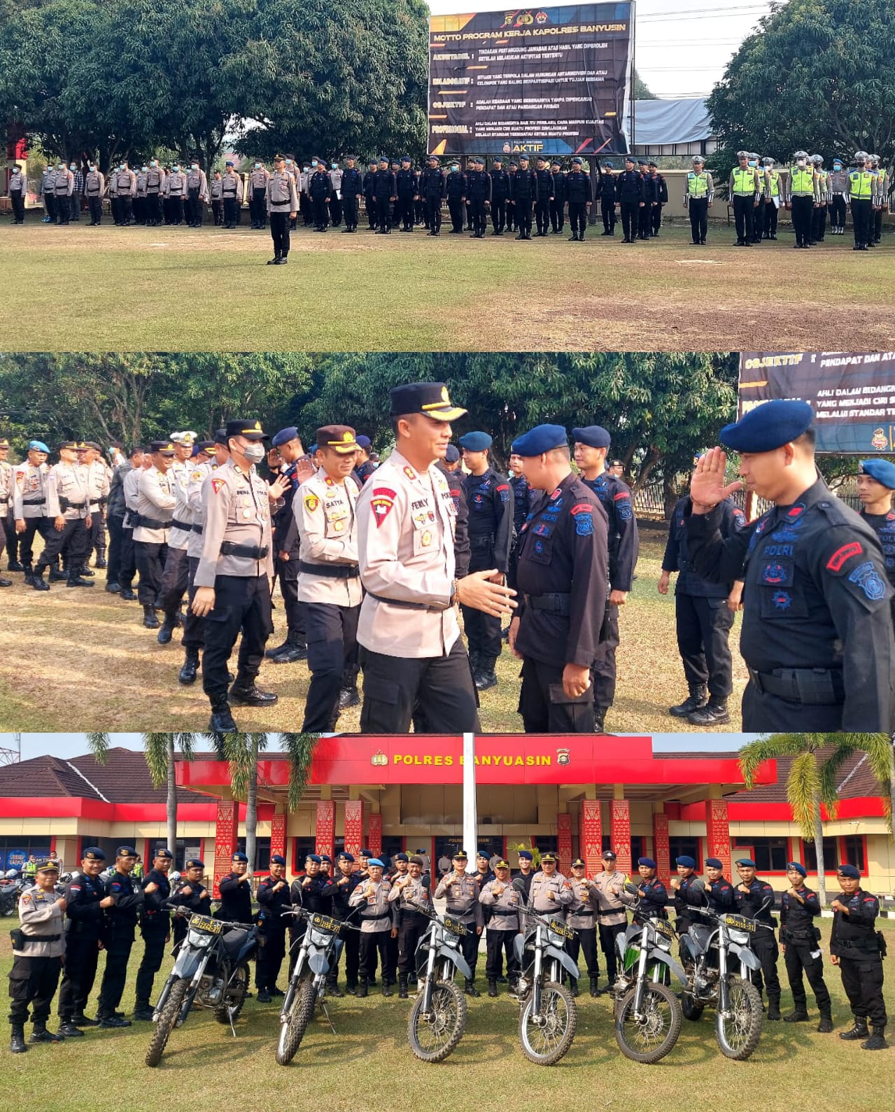 Antisipasi Karhutla, 25 Personel Satbrimob Polda Sumsel Batalyon B Pelopor Digeser ke Mapolres Banyuasin