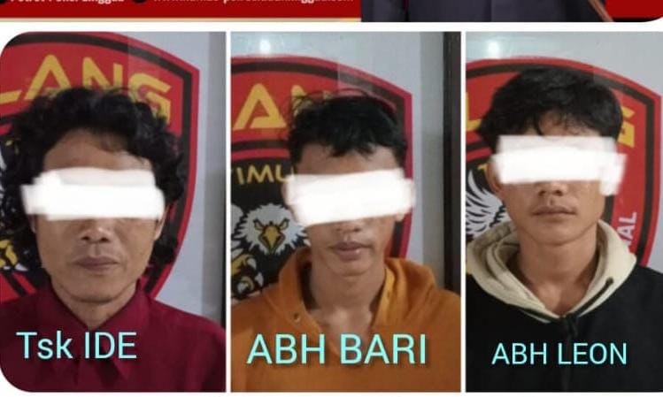 3 Pelaku Curat Ditangkap Tim Elang Timur Polsek Lubuklinggau Timur