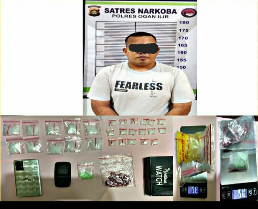 Pengedar Narkoba di Sekonjing Ogan Ilir Kembali ‘Disikat’ Polisi   