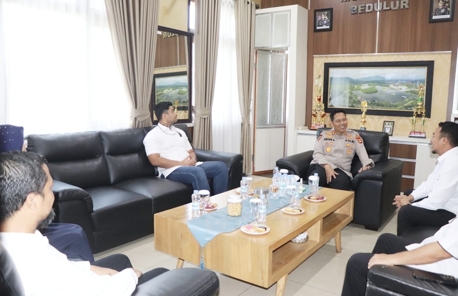 Jalin Sinergitas, Kapolres Musi Rawas Terima Kunker Kepala Kantor Pertanahan