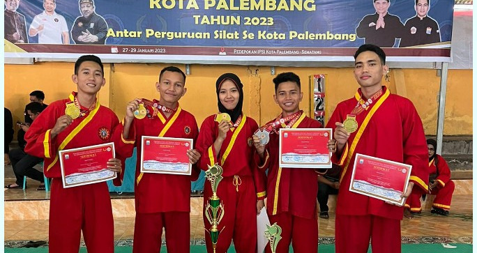 UKMK Tapak Suci UIN Raden Fatah Sumbang Medali di Kejuaraan Pencak Silat Kota Palembang