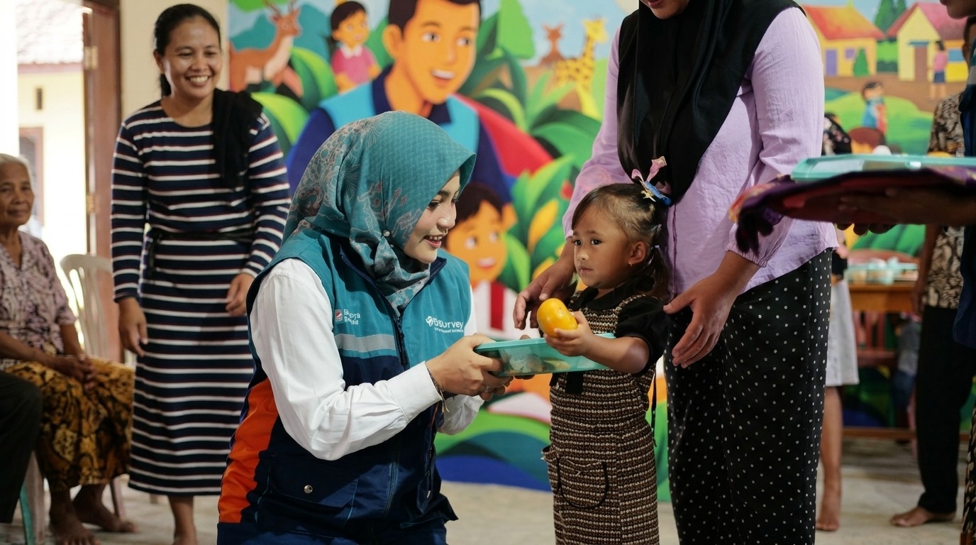 IDSurvey Dobrak Temanggung Lewat Program SEHAT, Jurus Kilat Libas Stunting Sampai ke Akar!