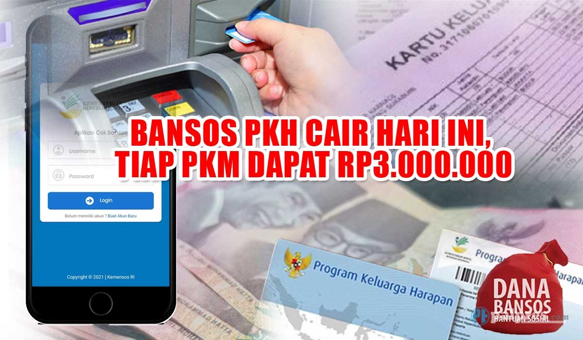 CEK REKENING! Bansos PKH Cair Hari Ini, Tiap PKM Dapat Rp3.000.000 