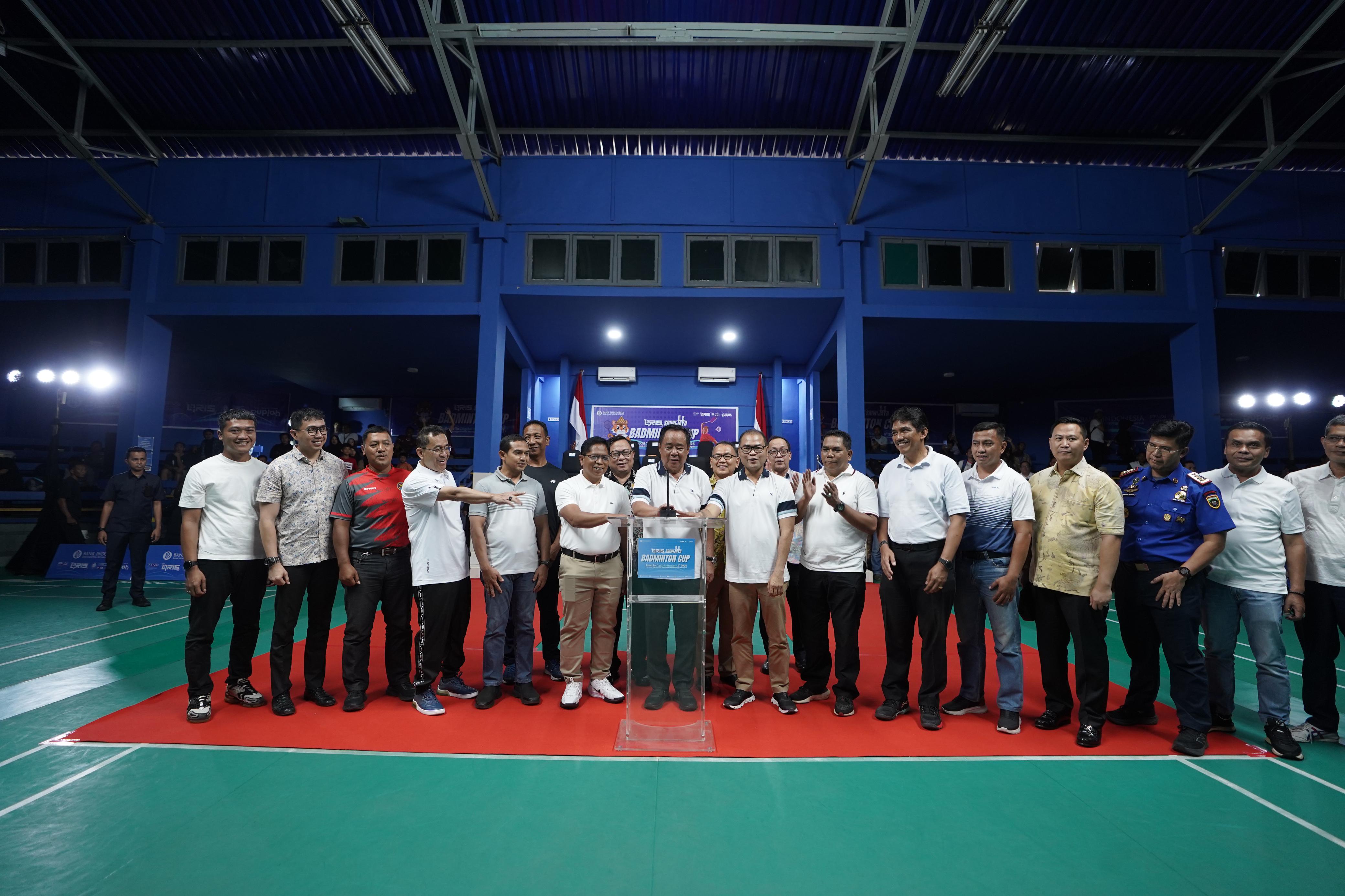 QRIS Sriwijaya Badminton Cup Resmi Dibuka, Wagub Sumsel Cik Ujang Tekankan Semangat Sportivitas