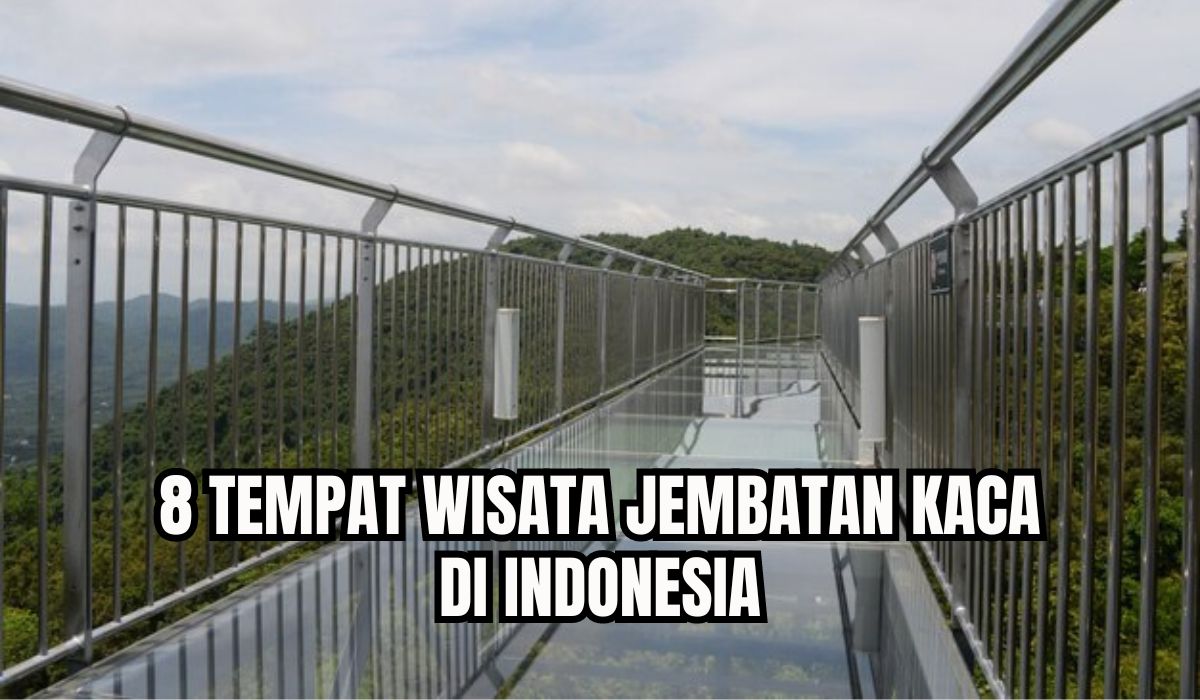 Bukan Hanya di China, Ini 8 Tempat Wisata Jembatan Kaca di Indonesia, Panjangnya 188 Meter Bikin Uji Adrenalin