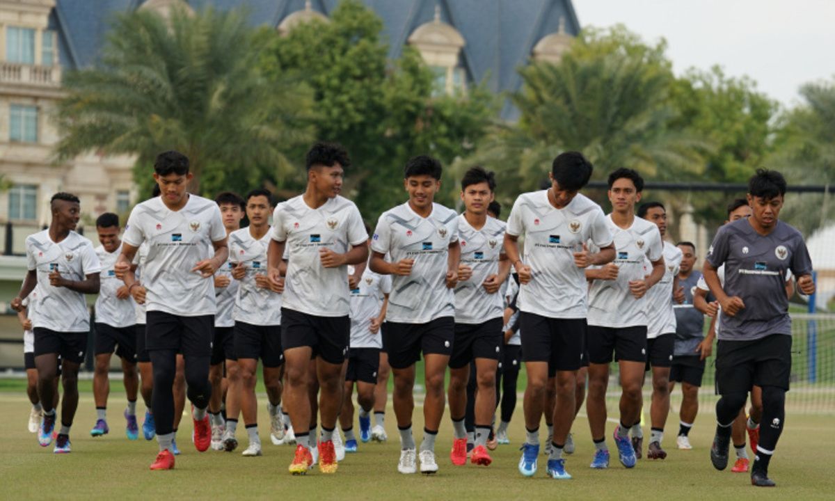 Timnas Indonesia U20 Jalani Latihan Perdana di Qatar, Indra Sjafri: Cuma Latihan Ringan